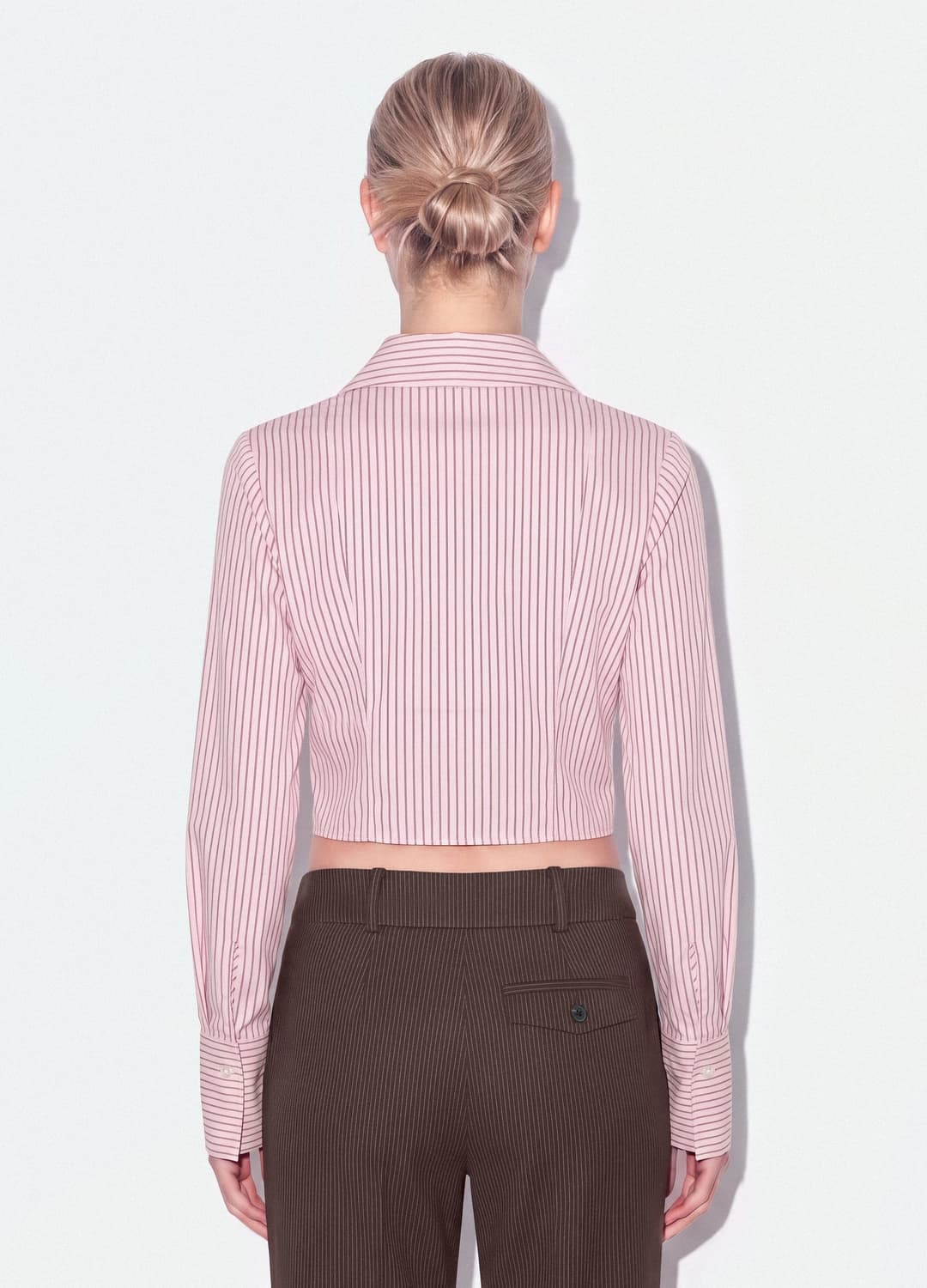 Camicia Rosa A Righe In Cotone Elasticizzato Slim Fit | OVS Camicia Rosa A Righe In Cotone Elasticizzato Slim Fit - 3 | OVS