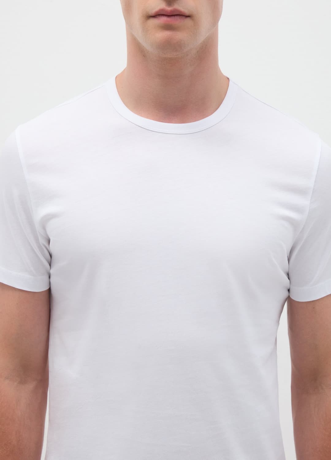 Herren-t-shirt Aus Reinem Baumwolle In Weißem Regular-fit | OVS Herren-t-shirt Aus Reinem Baumwolle In Weißem Regular-fit - 1 | OVS
