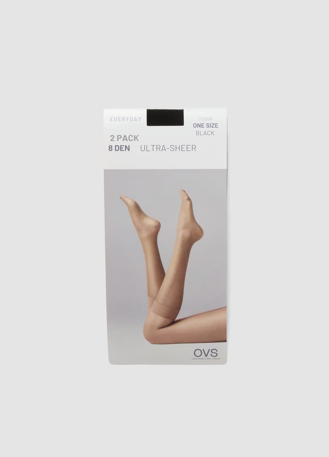 2er-pack Schwarze Transparente Pop-söckchen Aus Stretchmaterial | OVS 2er-pack Schwarze Transparente Pop-söckchen Aus Stretchmaterial - 0 | OVS