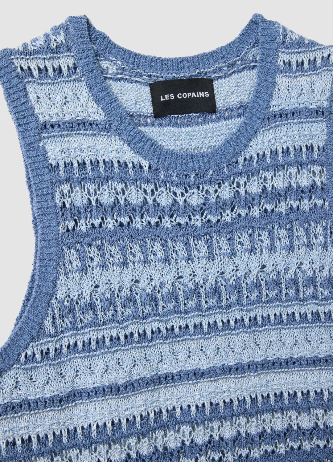 Regular Fit Tank-top Aus Mehrfarbigem Baumwoll-mix Mit Perforierter Textur | OVS Regular Fit Tank-top Aus Mehrfarbigem Baumwoll-mix Mit Perforierter Textur - 5 | OVS