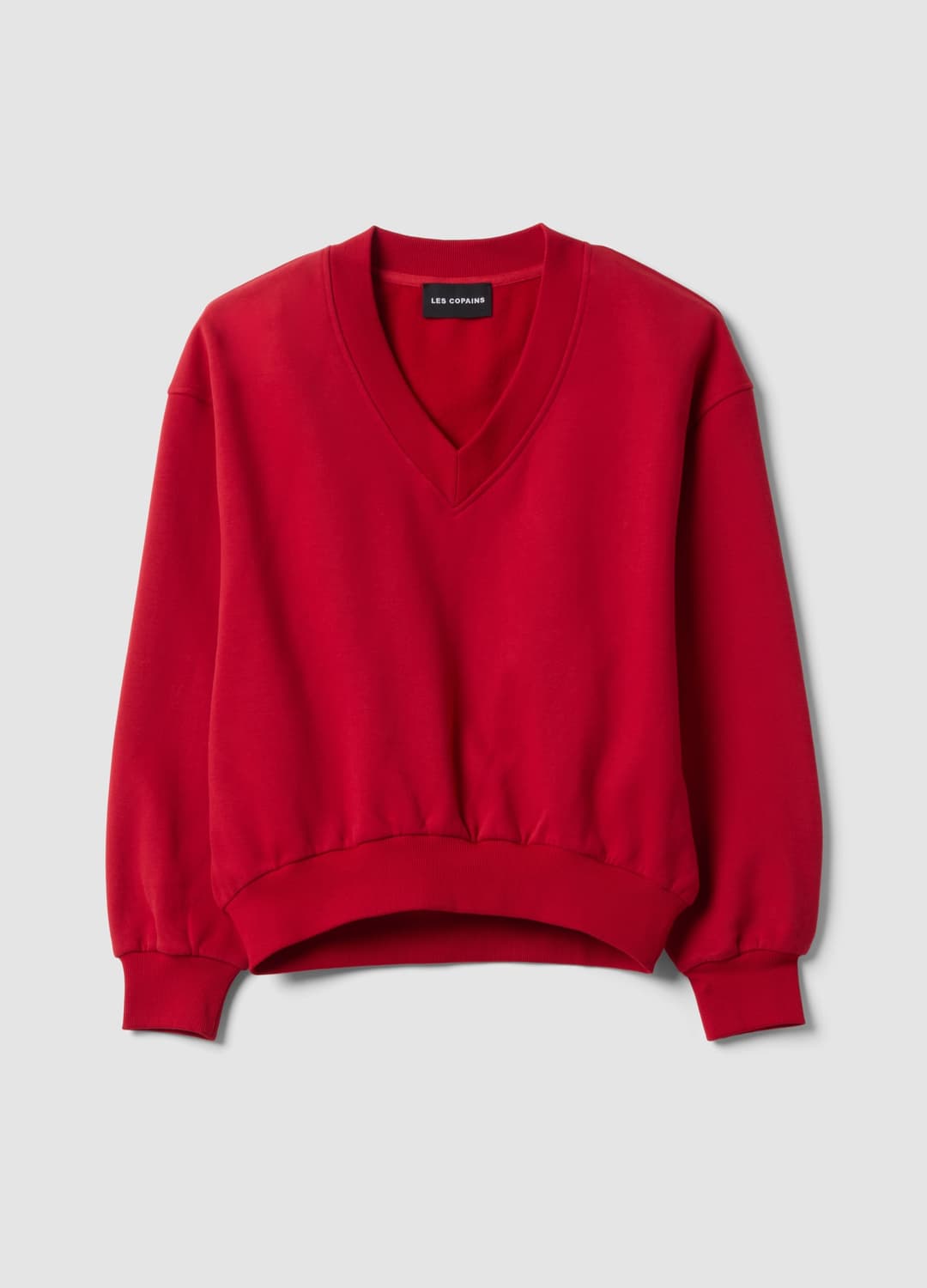 Felpa Rossa In Misto Cotone Con Scollo A V Over Fit | OVS Felpa Rossa In Misto Cotone Con Scollo A V Over Fit - 4 | OVS