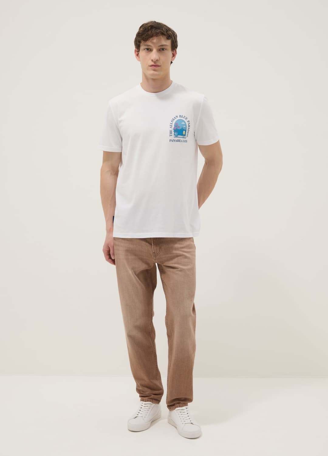 T-shirt Bianca A Maniche Corte In Puro Cotone Regular Fit | OVS T-shirt Bianca A Maniche Corte In Puro Cotone Regular Fit - 0 | OVS