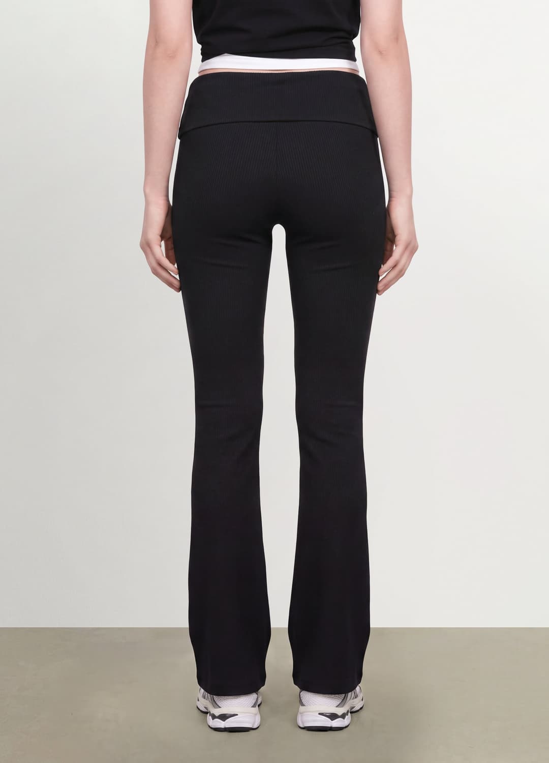 Leggings Neri Flare Fit In Puro Cotone A Costine | OVS Leggings Neri Flare Fit In Puro Cotone A Costine - 3 | OVS