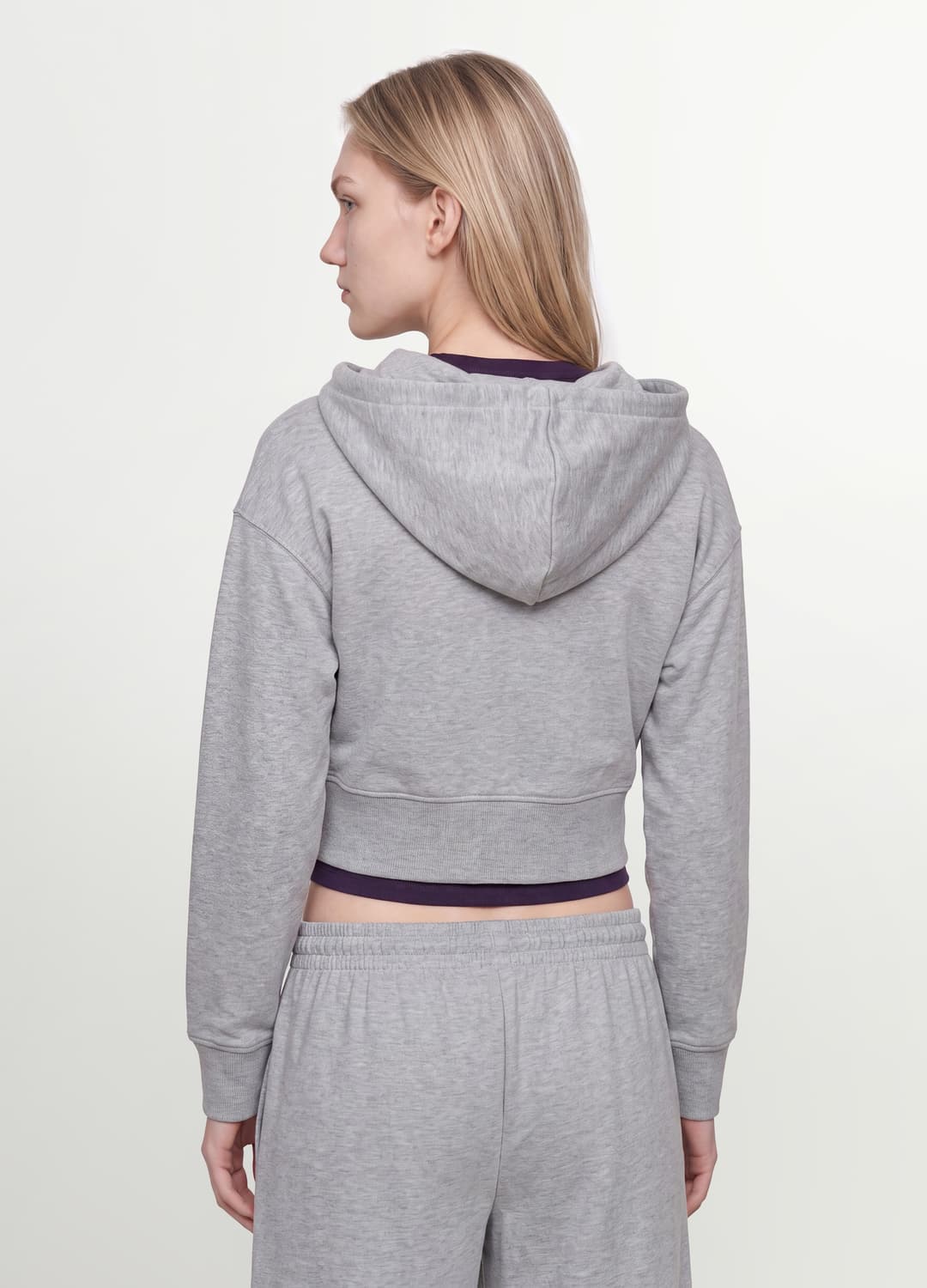Schwarzer Full-zip-hoodie Aus Baumwollmischung In Fitted-passform | OVS Schwarzer Full-zip-hoodie Aus Baumwollmischung In Fitted-passform - 2 | OVS