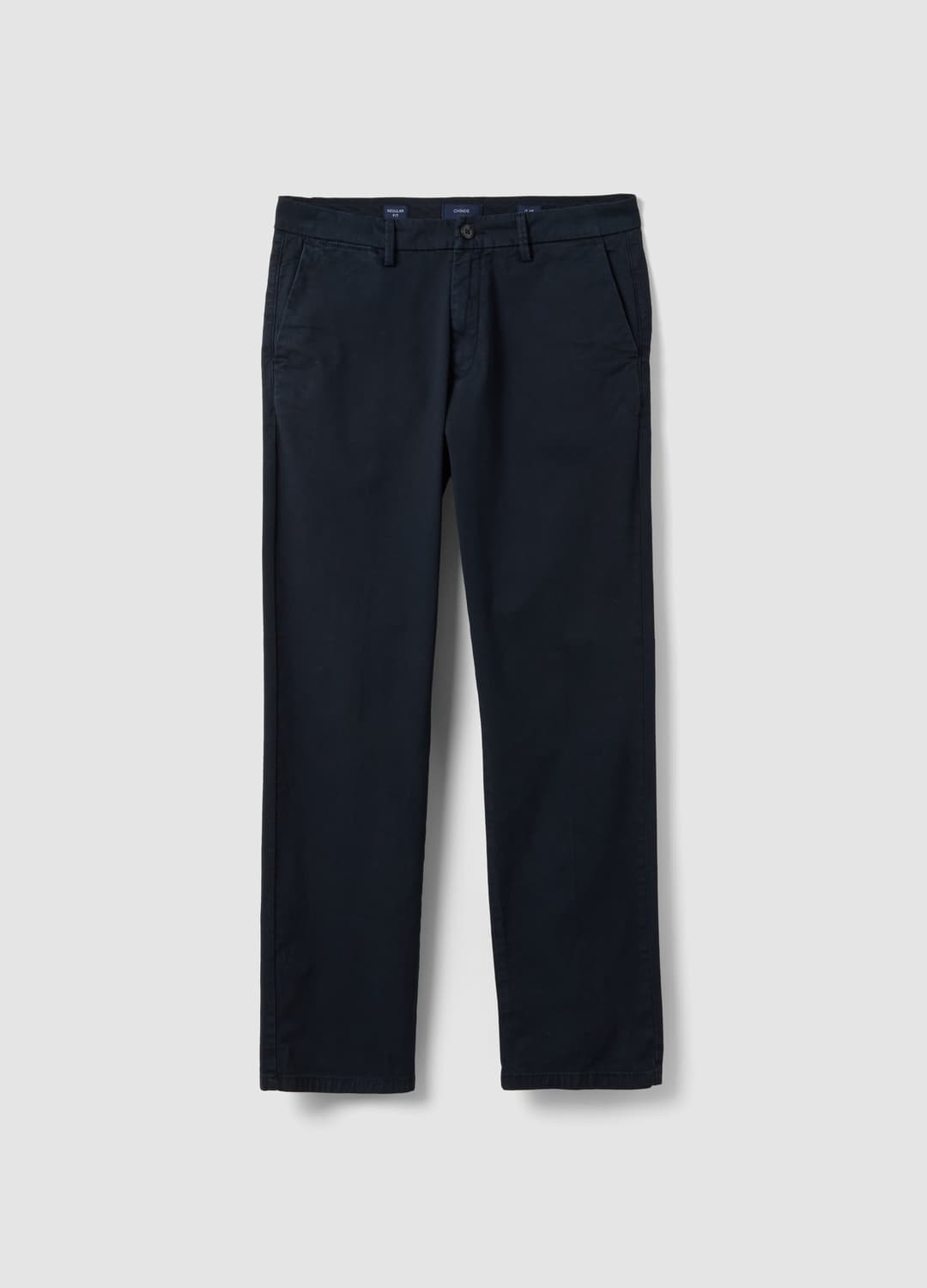 Blaue Chinohose Aus Stretch-baumwolle Im Regular Fit | OVS Blaue Chinohose Aus Stretch-baumwolle Im Regular Fit - 4 | OVS