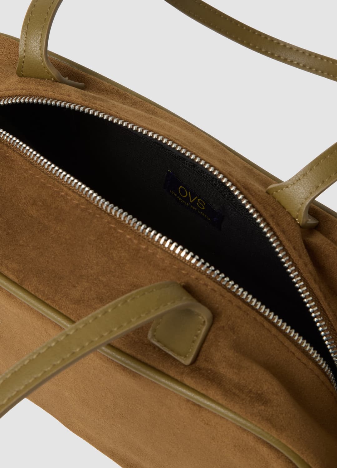 Borsa Marrone A Spalla Con Chiusura Zip | OVS Borsa Marrone A Spalla Con Chiusura Zip - 4 | OVS