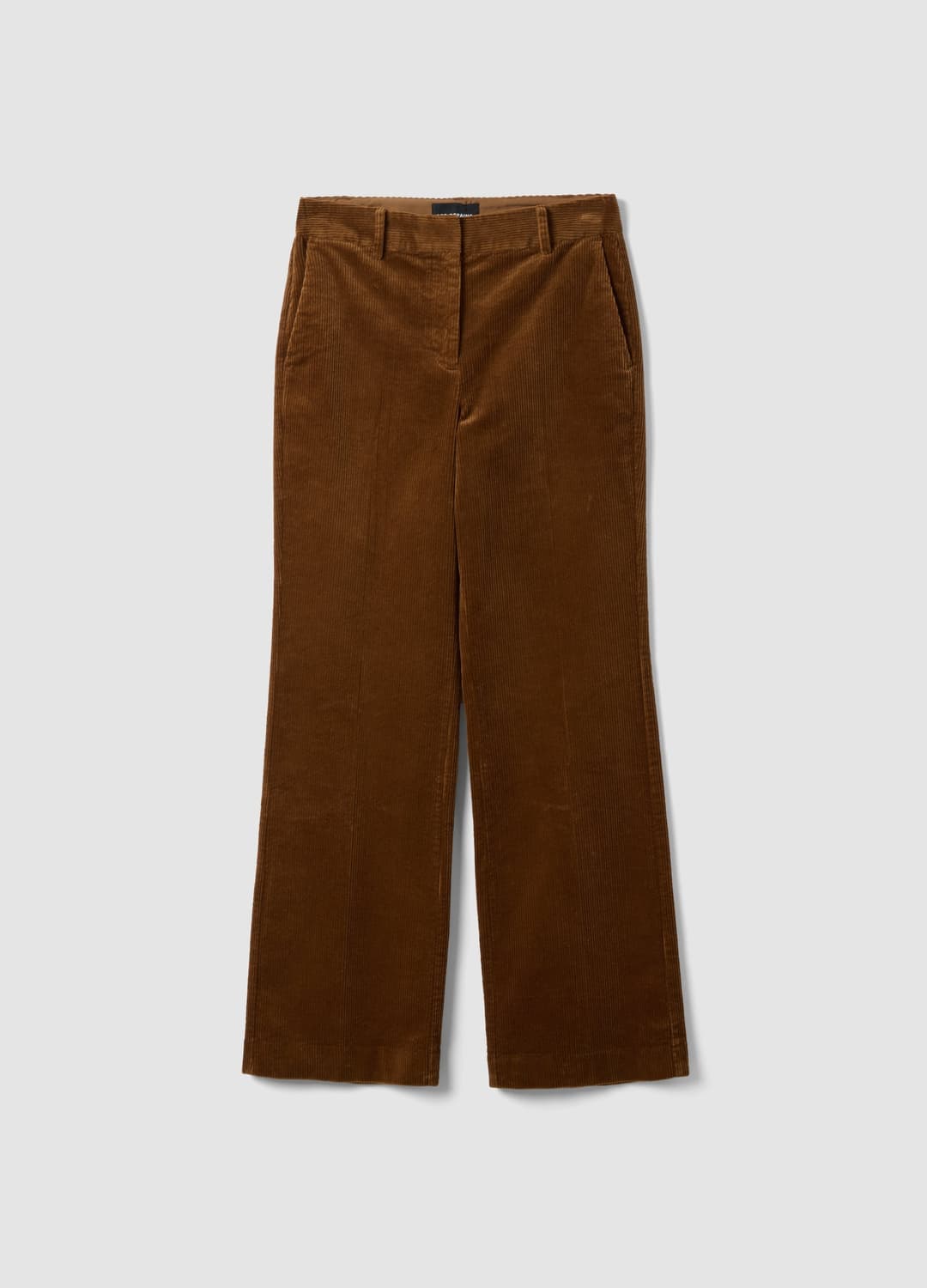 Braune Flared-hose Aus Geripptem Stretch-baumwollstoff | OVS Braune Flared-hose Aus Geripptem Stretch-baumwollstoff - 0 | OVS