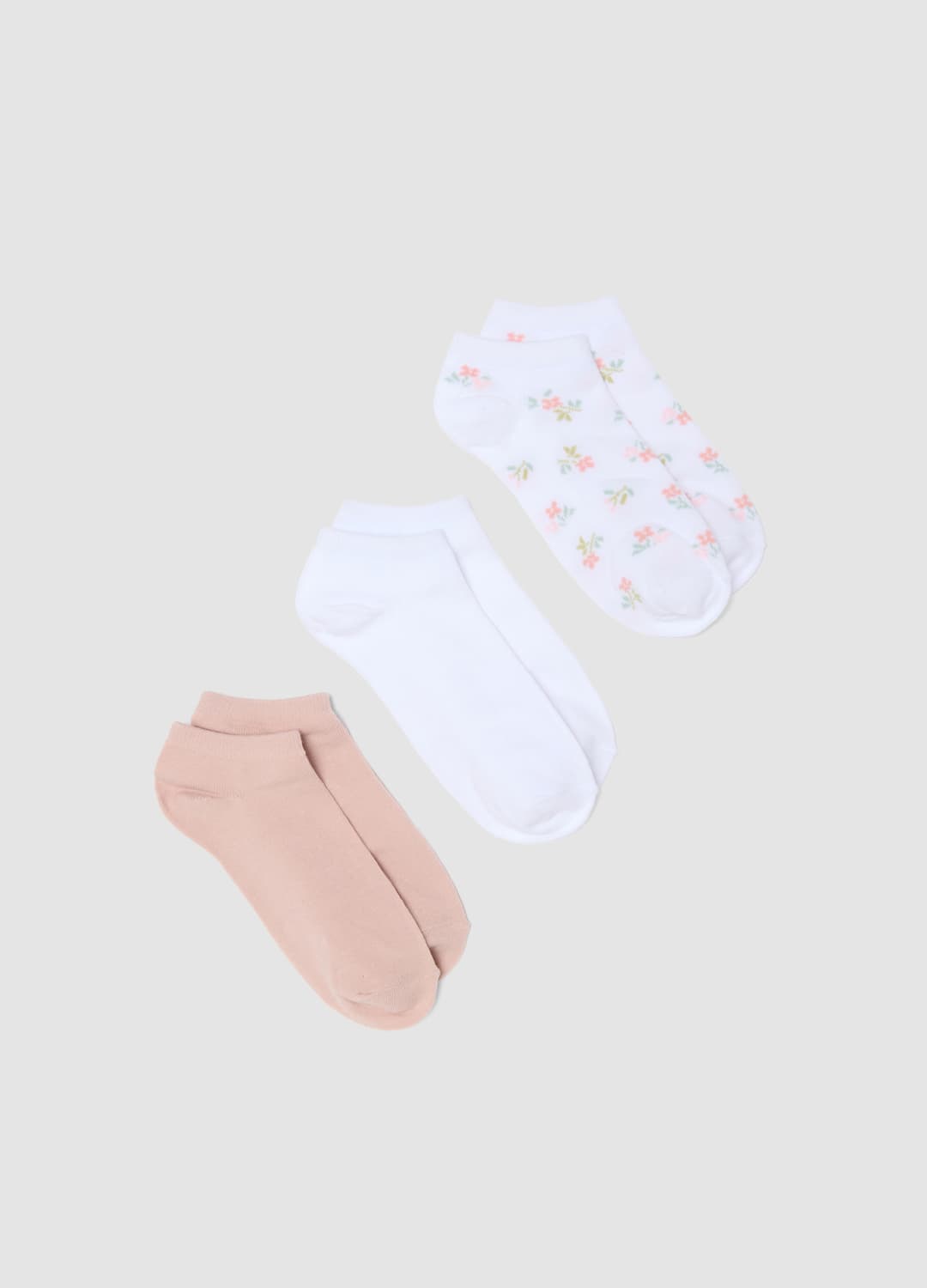 3er-pack Mehrfarbige Socken Aus Bio-baumwollmix | OVS 3er-pack Mehrfarbige Socken Aus Bio-baumwollmix - 0 | OVS
