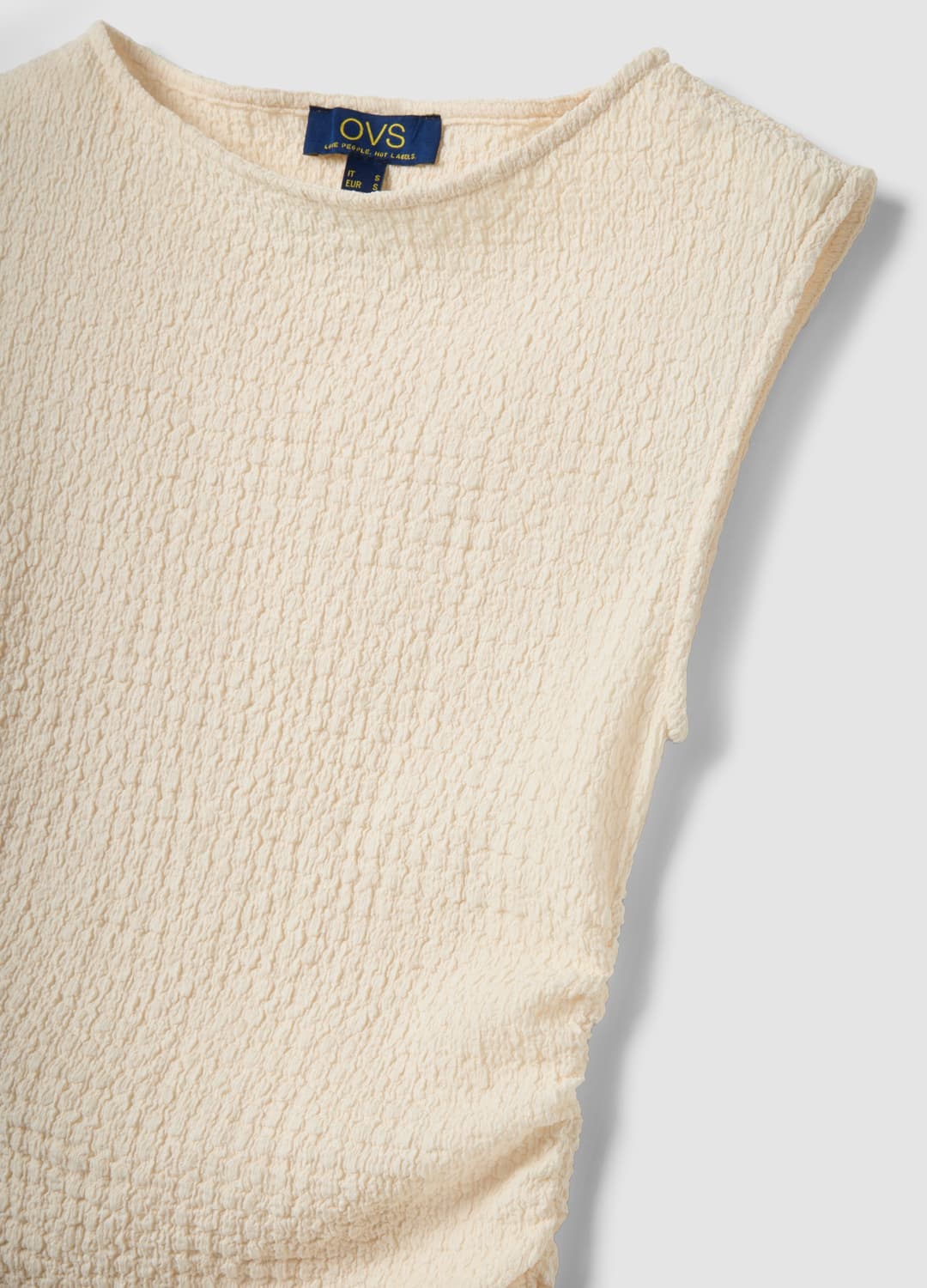 Beiges Stretch-tanktop Mit Strukturierter Oberfläche | OVS Beiges Stretch-tanktop Mit Strukturierter Oberfläche - 5 | OVS