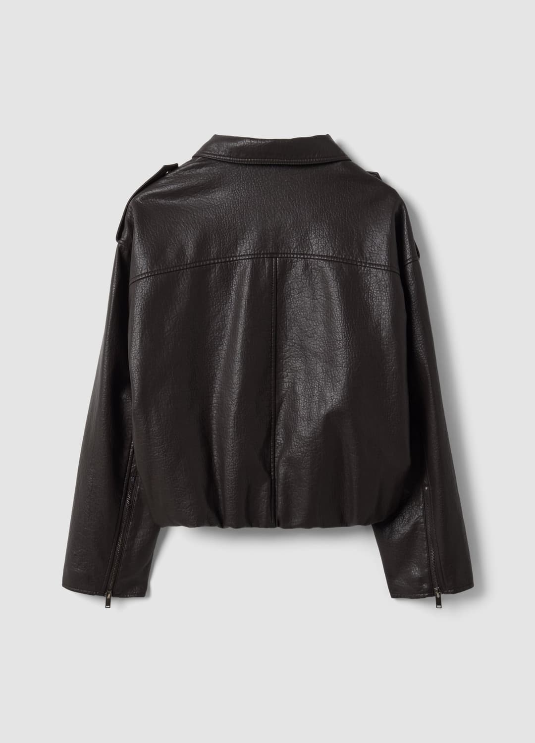 Giacca Marrone Biker In Misto Viscosa | OVS Giacca Marrone Biker In Misto Viscosa - 6 | OVS