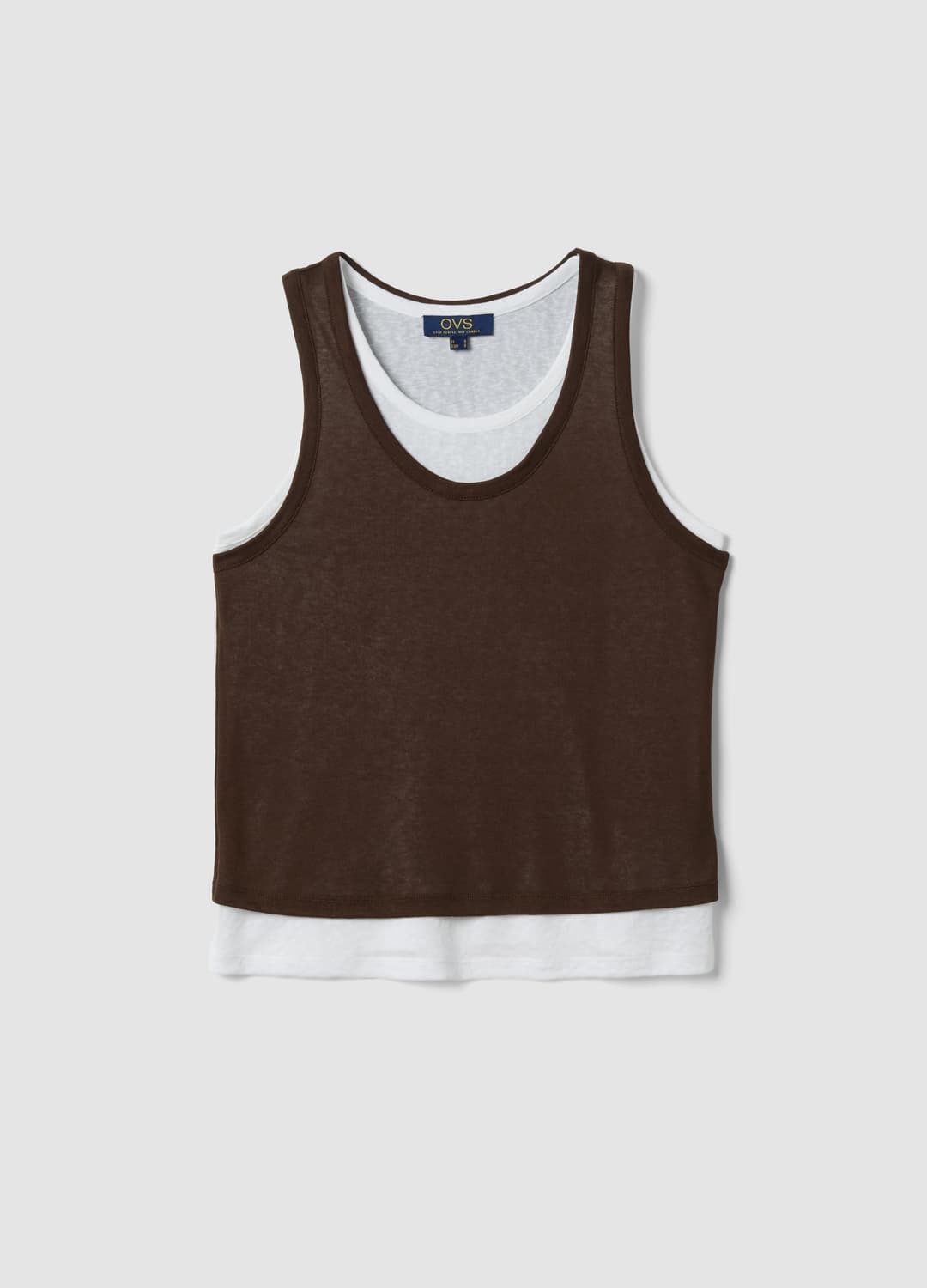 Braunes Tanktop Aus Viskosemix | OVS Braunes Tanktop Aus Viskosemix - 4 | OVS