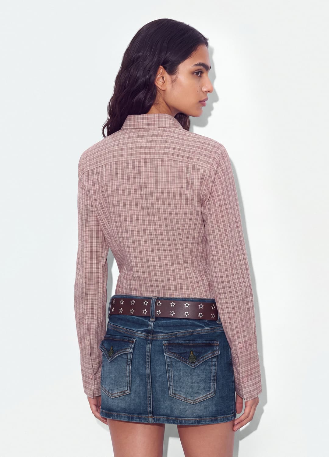 Camicia Marrone A Righe In Popeline Di Puro Cotone Slim Fit | OVS Camicia Marrone A Righe In Popeline Di Puro Cotone Slim Fit - 2 | OVS