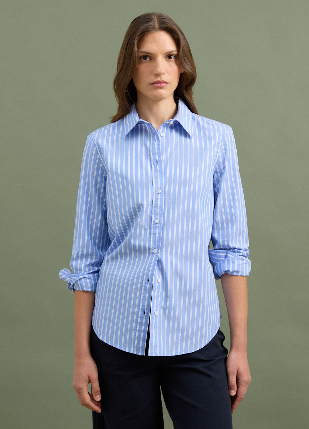 Camicia Rosa A Righe In Popeline Regular Fit | OVS Camicia Rosa A Righe In Popeline Regular Fit - 2 | OVS