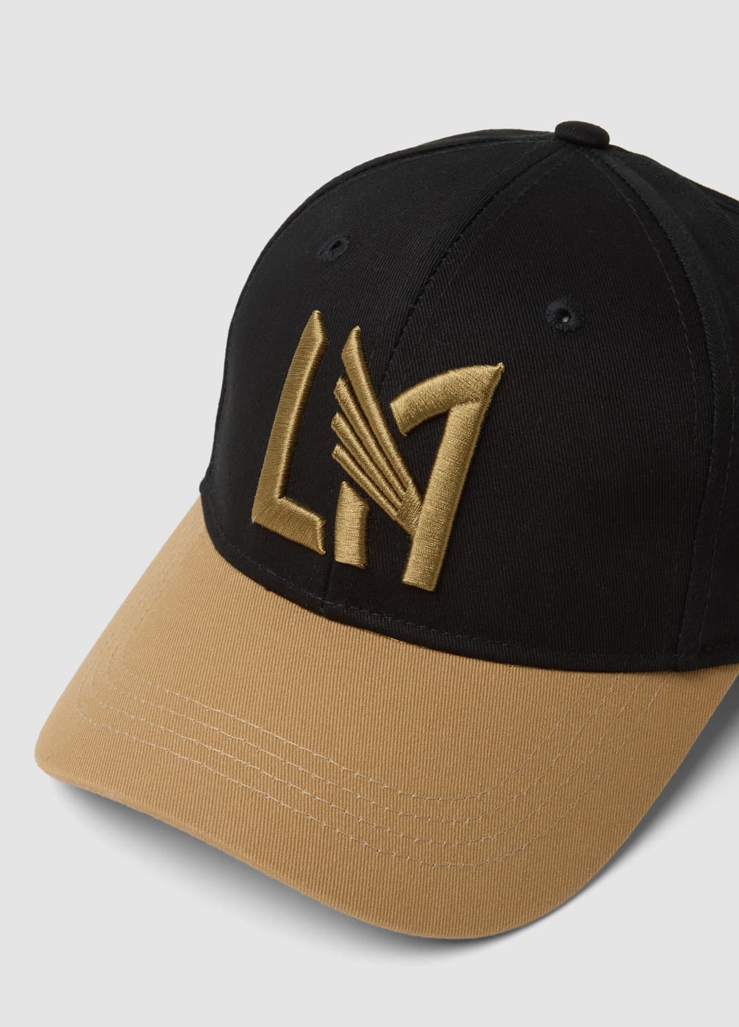Cappellino Baseball Nero E Beige In Puro Cotone Con Ricamo Los Angeles Fc | OVS Cappellino Baseball Nero E Beige In Puro Cotone Con Ricamo Los Angeles Fc - 2 | OVS