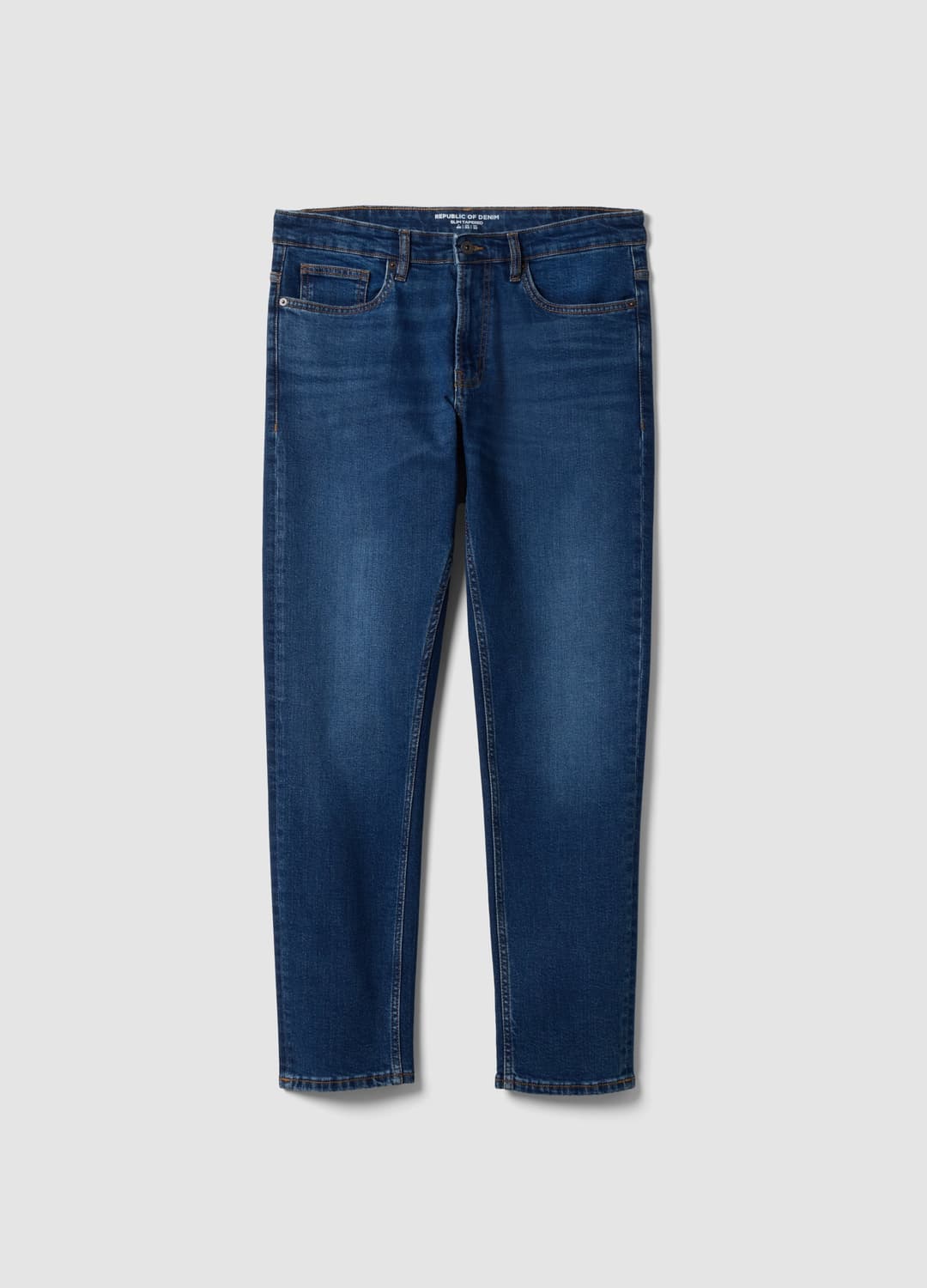 Blaue Slim-fit-jeans Aus Stretch-baumwolle | OVS Blaue Slim-fit-jeans Aus Stretch-baumwolle - 11 | OVS