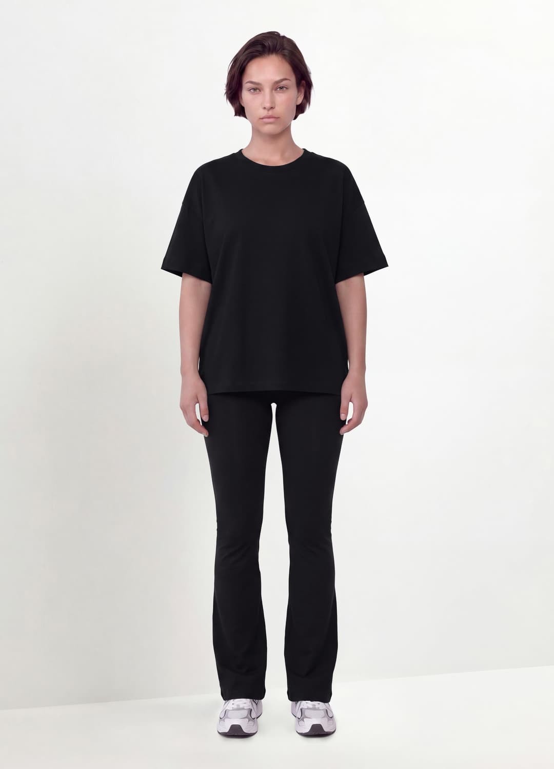 Schwarzes Rundhals-t-shirt Aus Elastischem Baumwoll-modal-mix | OVS Schwarzes Rundhals-t-shirt Aus Elastischem Baumwoll-modal-mix - 2 | OVS