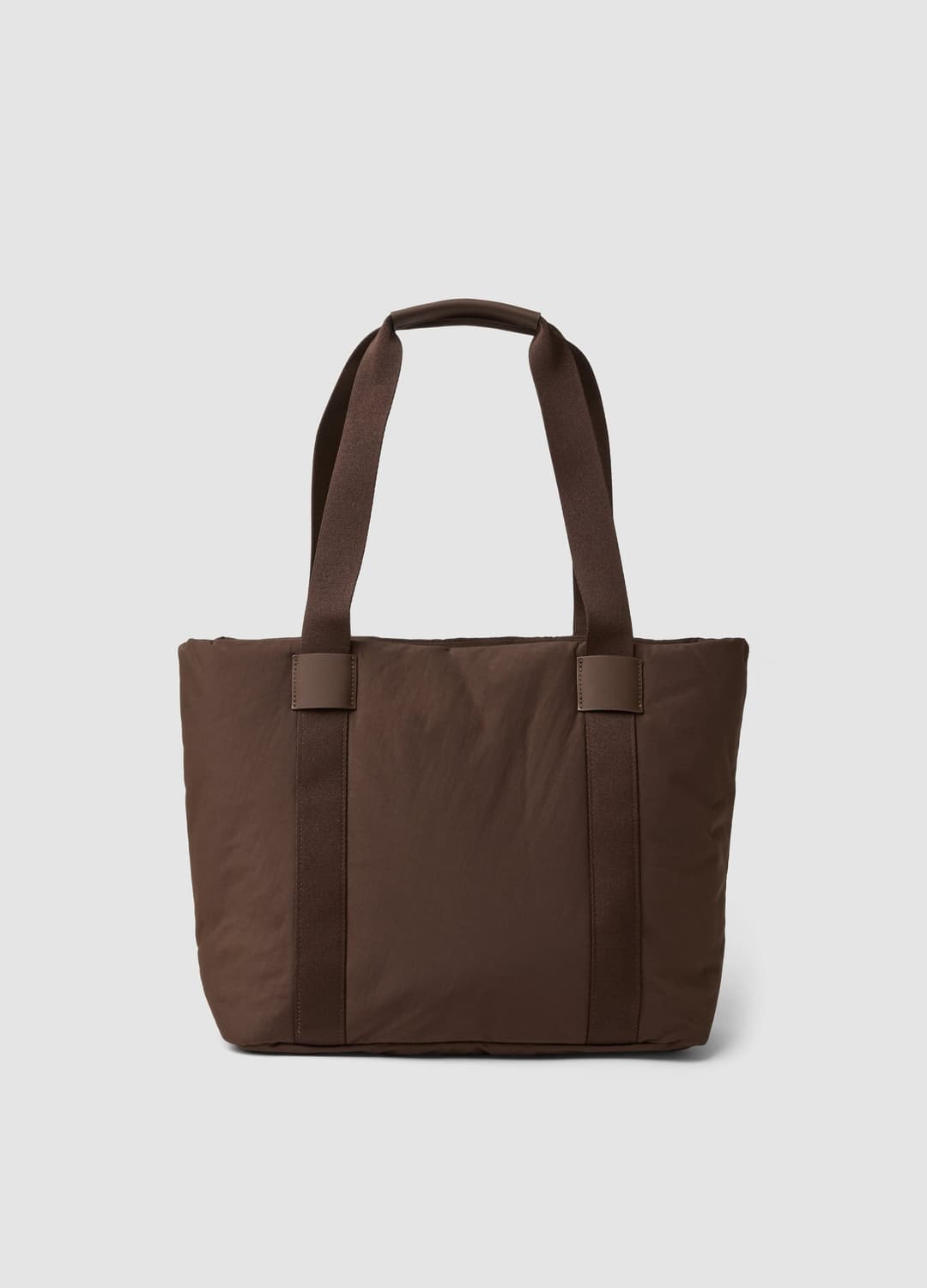 Borsa Shopper Marrone Con Tasca Esterna Arricciata | OVS Borsa Shopper Marrone Con Tasca Esterna Arricciata - 1 | OVS