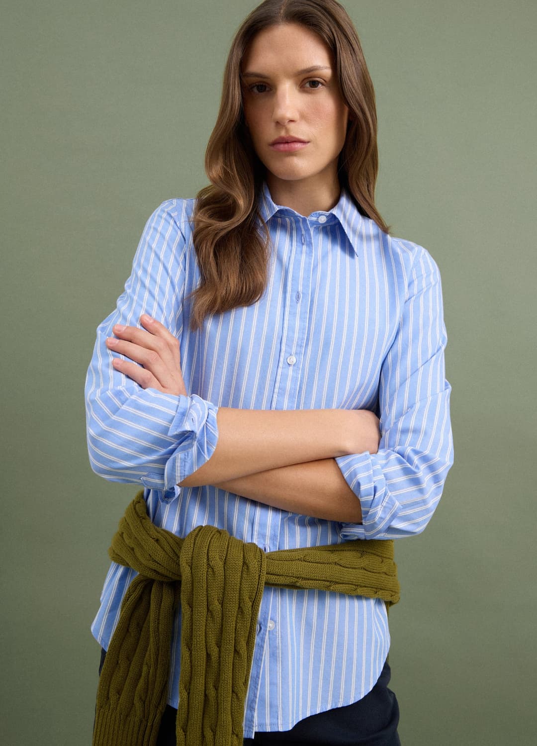 Camicia Rosa A Righe In Popeline Regular Fit | OVS Camicia Rosa A Righe In Popeline Regular Fit - 0 | OVS