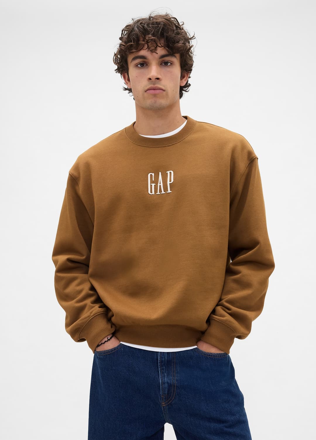 Felpa Girocollo Con Logo Gap | OVS Felpa Girocollo Con Logo Gap - 0 | OVS