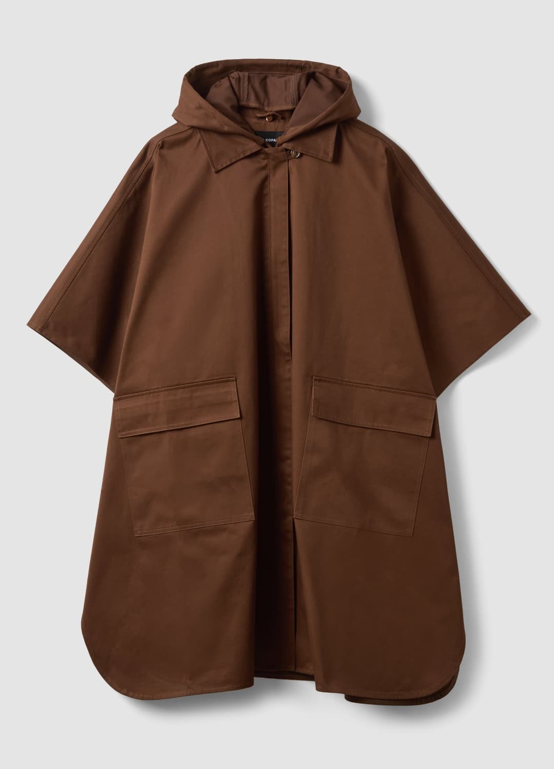 Brauner Cape Aus Reiner Baumwolle Mit Kapuze Und Oversized-passform | OVS Brauner Cape Aus Reiner Baumwolle Mit Kapuze Und Oversized-passform - 4 | OVS