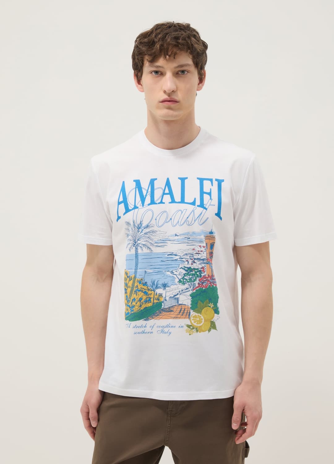 T-shirt Bianca In Puro Cotone Con Stampa Regular Fit | OVS T-shirt Bianca In Puro Cotone Con Stampa Regular Fit - 1 | OVS