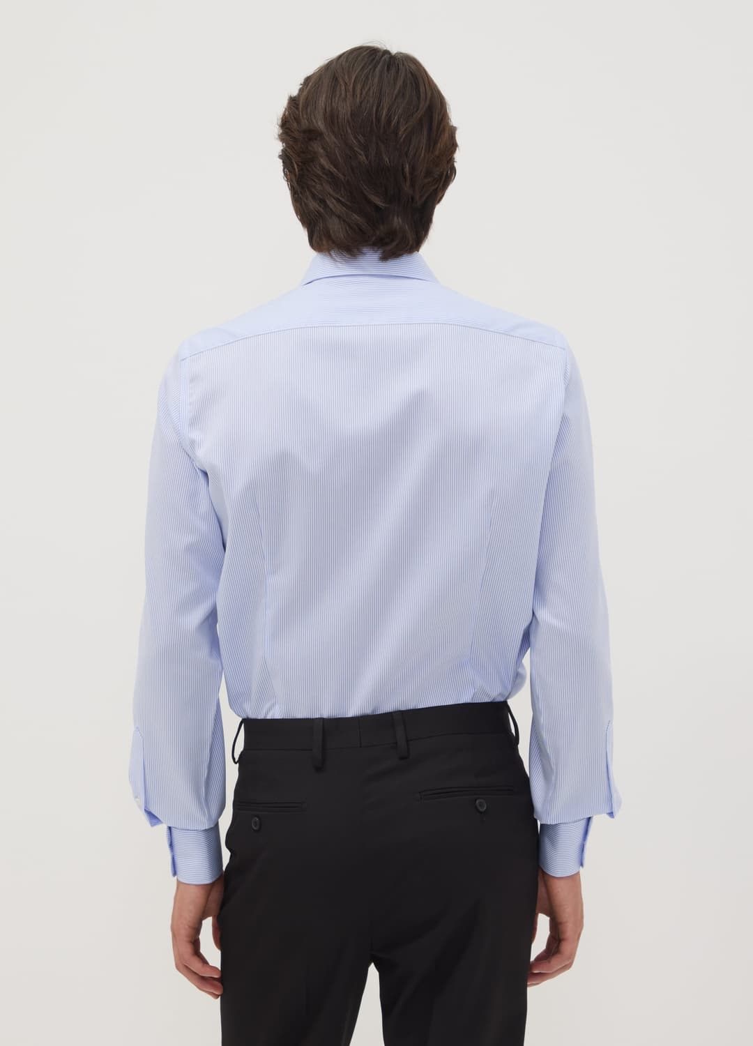 Camicia Azzurra In Puro Cotone No Iron Slim Fit | OVS Camicia Azzurra In Puro Cotone No Iron Slim Fit - 3 | OVS
