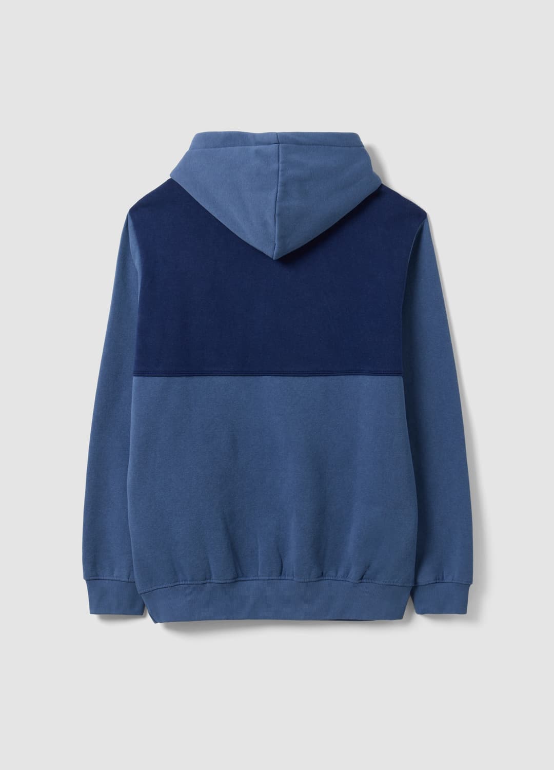 Felpa Blu Con Cappuccio In Misto Cotone Con Logo | OVS Felpa Blu Con Cappuccio In Misto Cotone Con Logo - 2 | OVS