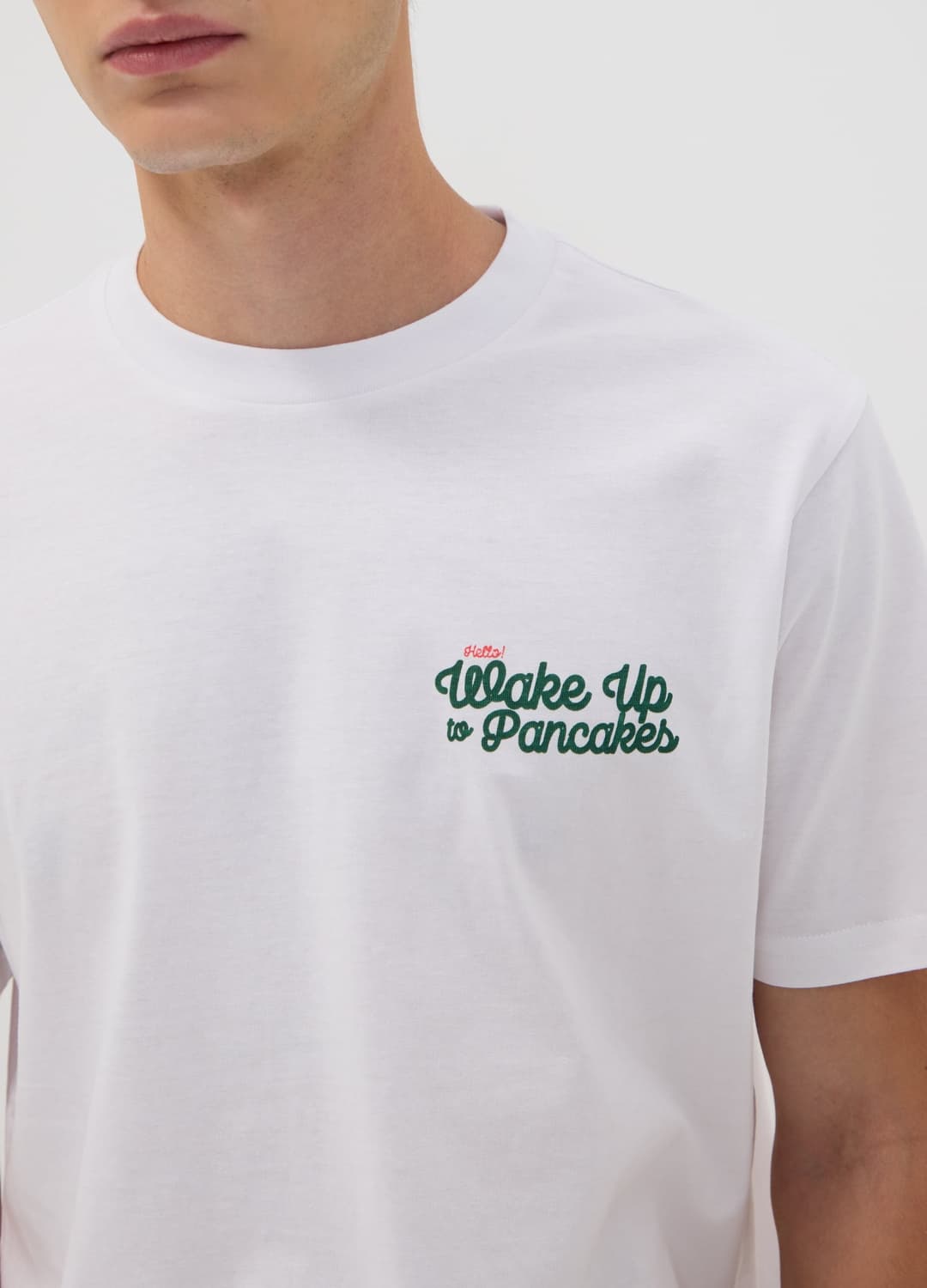 Weißes T-shirt Aus Reinem Baumwoll-jersey Mit Print | OVS Weißes T-shirt Aus Reinem Baumwoll-jersey Mit Print - 2 | OVS