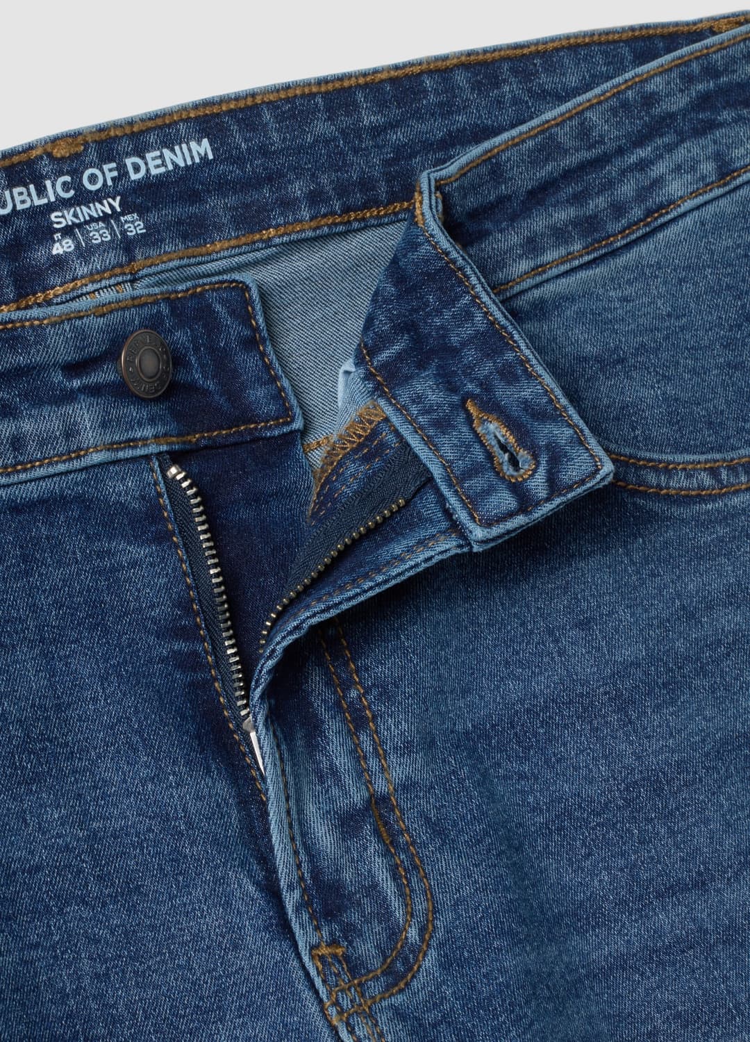 Blaue Skinny-jeans Aus Stretch-baumwolle | OVS Blaue Skinny-jeans Aus Stretch-baumwolle - 2 | OVS