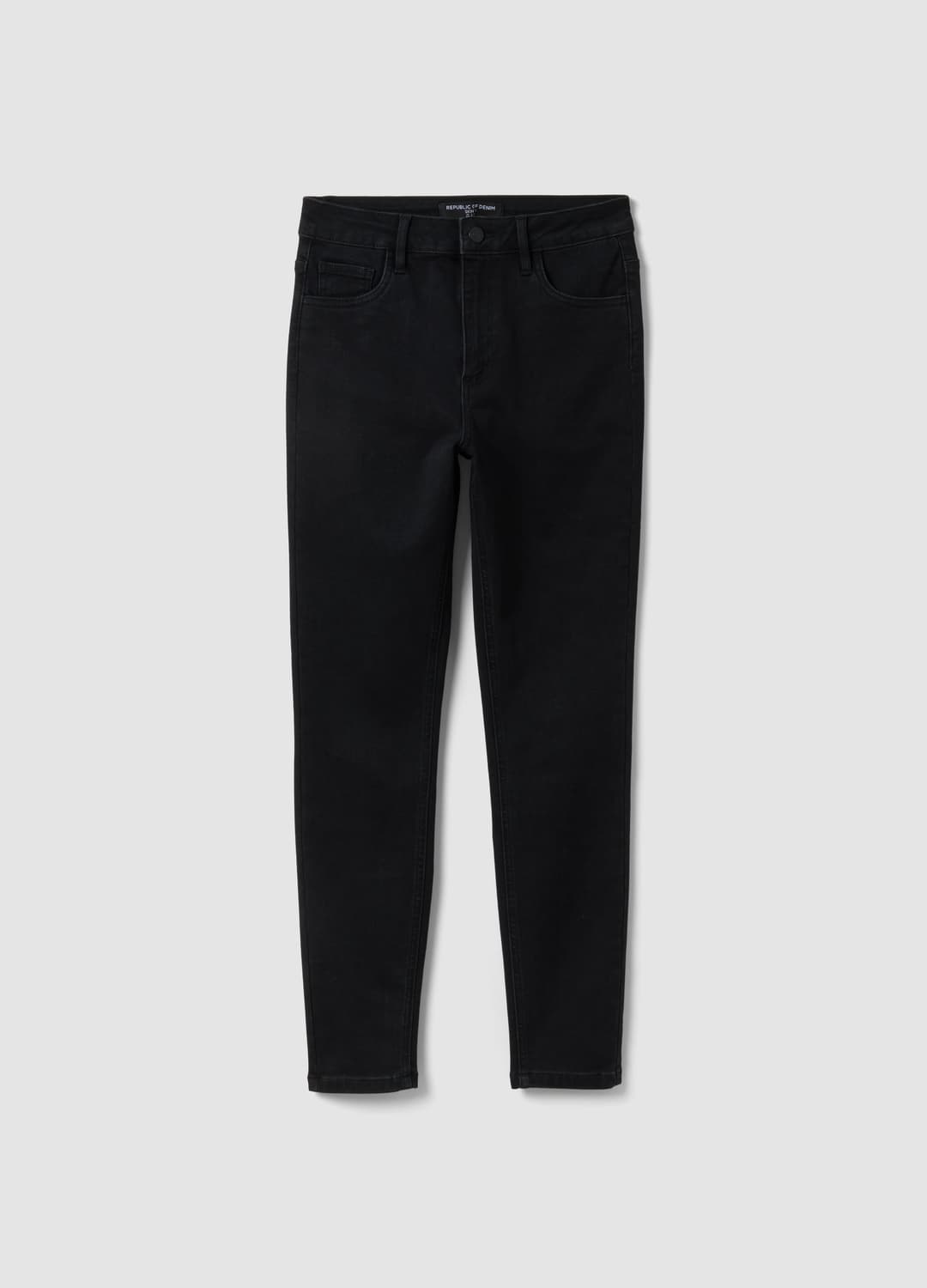 Schwarze Skinny-fit-jeans Aus Elastischer Baumwolle Und Viskose | OVS Schwarze Skinny-fit-jeans Aus Elastischer Baumwolle Und Viskose - 4 | OVS