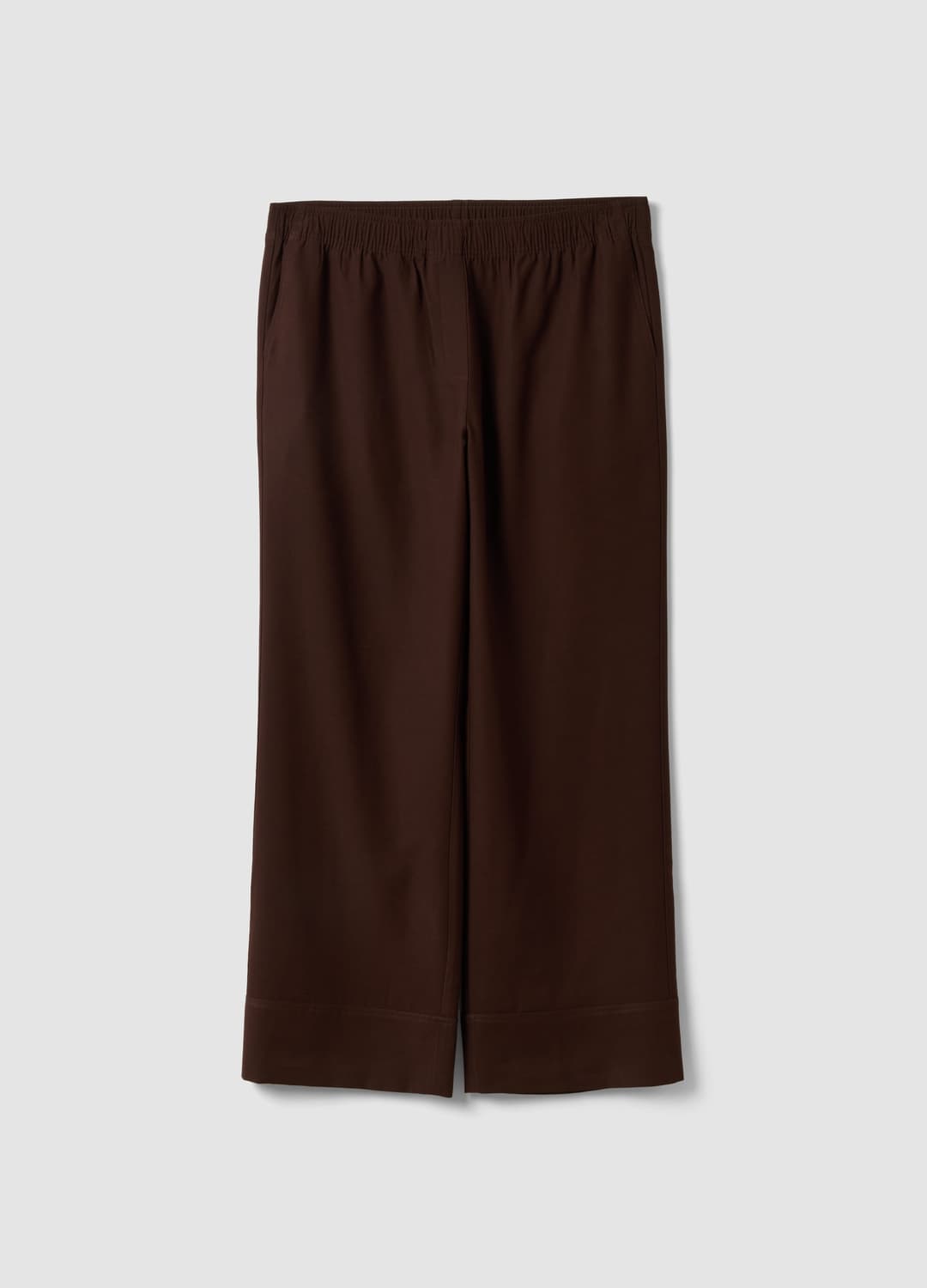 Pantaloni Marroni Wide Leg In Misto Viscosa | OVS Pantaloni Marroni Wide Leg In Misto Viscosa - 4 | OVS