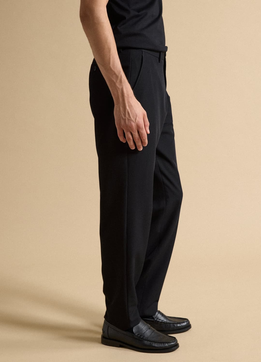Pantaloni Formali Neri In Viscosa Elasticizzata Slim Fit | OVS Pantaloni Formali Neri In Viscosa Elasticizzata Slim Fit - 2 | OVS
