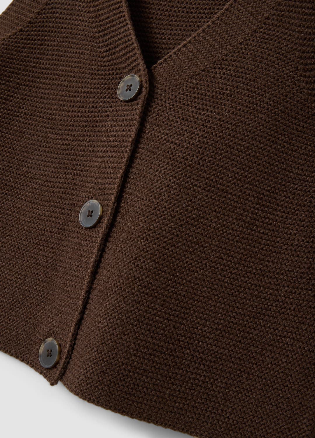 Gilet Marrone In Misto Lana Con Scollo Profondo A V Regular Fit | OVS Gilet Marrone In Misto Lana Con Scollo Profondo A V Regular Fit - 5 | OVS