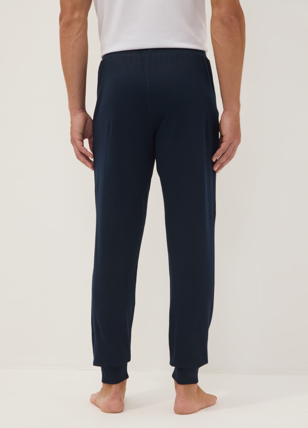 Pantaloni Pigiama Blu In Cotone Organico Con Coulisse | OVS Pantaloni Pigiama Blu In Cotone Organico Con Coulisse - 3 | OVS