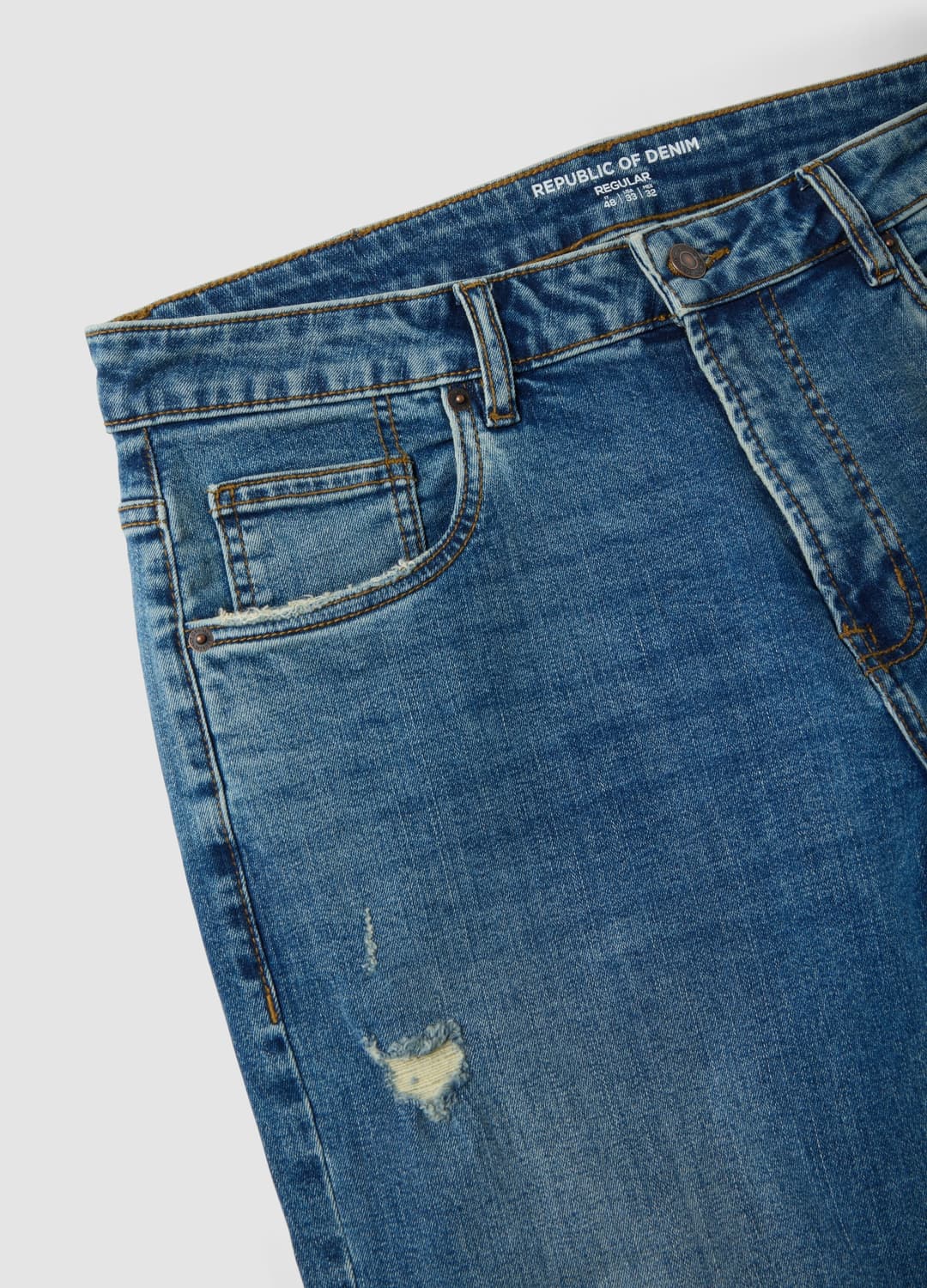 Dunkelblaue Denim-jeans Aus Stretch-baumwolle | OVS Dunkelblaue Denim-jeans Aus Stretch-baumwolle - 12 | OVS