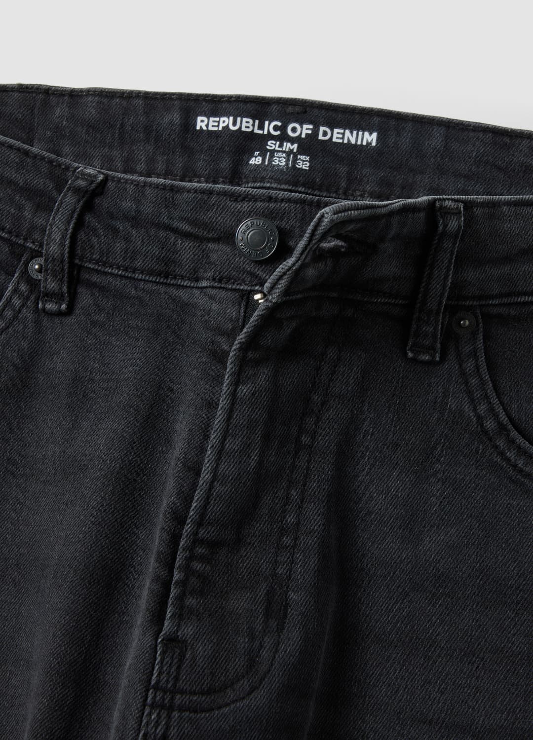 Jeans Denim Neri In Cotone Elasticizzato Slim Fit | OVS Jeans Denim Neri In Cotone Elasticizzato Slim Fit - 5 | OVS