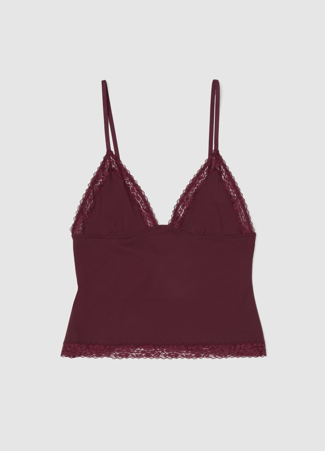 Rotes Regular-fit-trägertop Mit Spitzenbesatz Und Dünnen Trägern | OVS Rotes Regular-fit-trägertop Mit Spitzenbesatz Und Dünnen Trägern - 4 | OVS