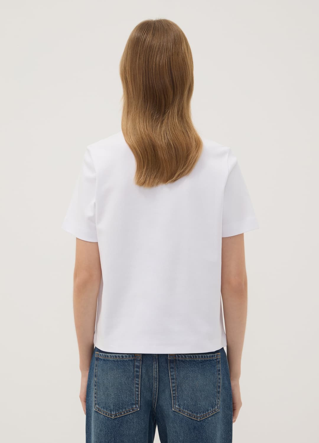 T-shirt The Iconic Tee Relaxed Fit Bianca In Puro Cotone A Maniche Corte | OVS T-shirt The Iconic Tee Relaxed Fit Bianca In Puro Cotone A Maniche Corte - 3 | OVS