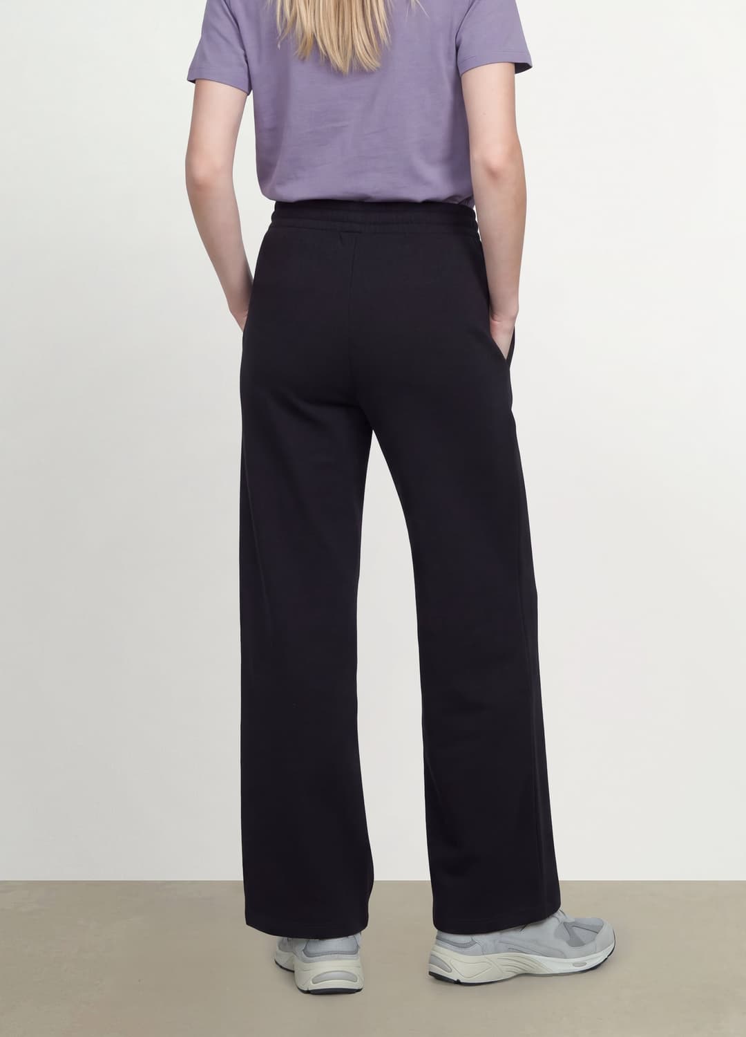 Pantaloni Jogger Neri In Misto Cotone Straight Fit | OVS Pantaloni Jogger Neri In Misto Cotone Straight Fit - 2 | OVS