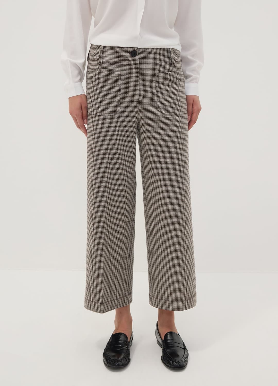 Beige Culotte-hose Aus Elastischer Viskose | OVS Beige Culotte-hose Aus Elastischer Viskose - 1 | OVS