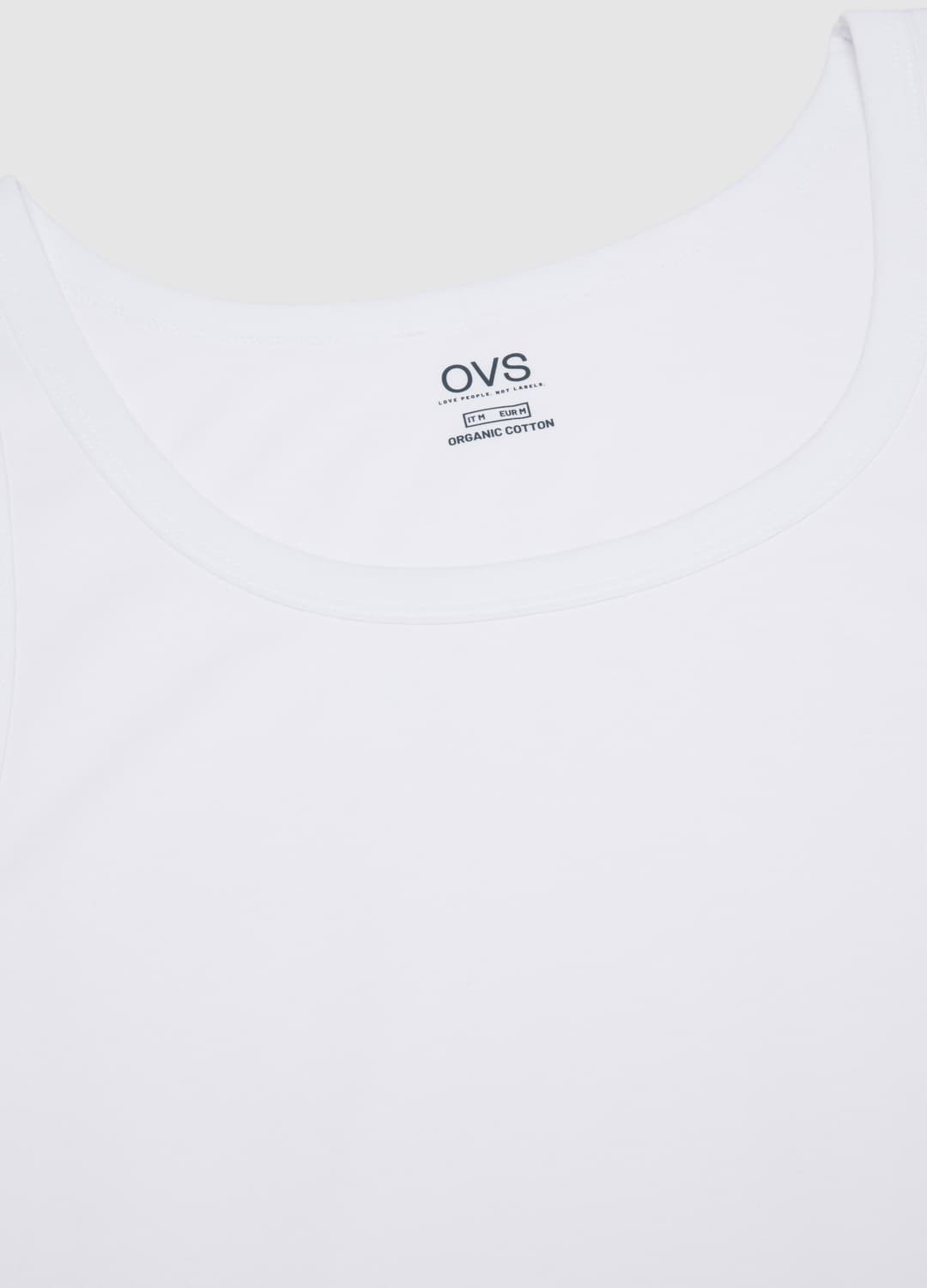 Canottiera Bianca In Puro Cotone Organico Regular Fit | OVS Canottiera Bianca In Puro Cotone Organico Regular Fit - 5 | OVS