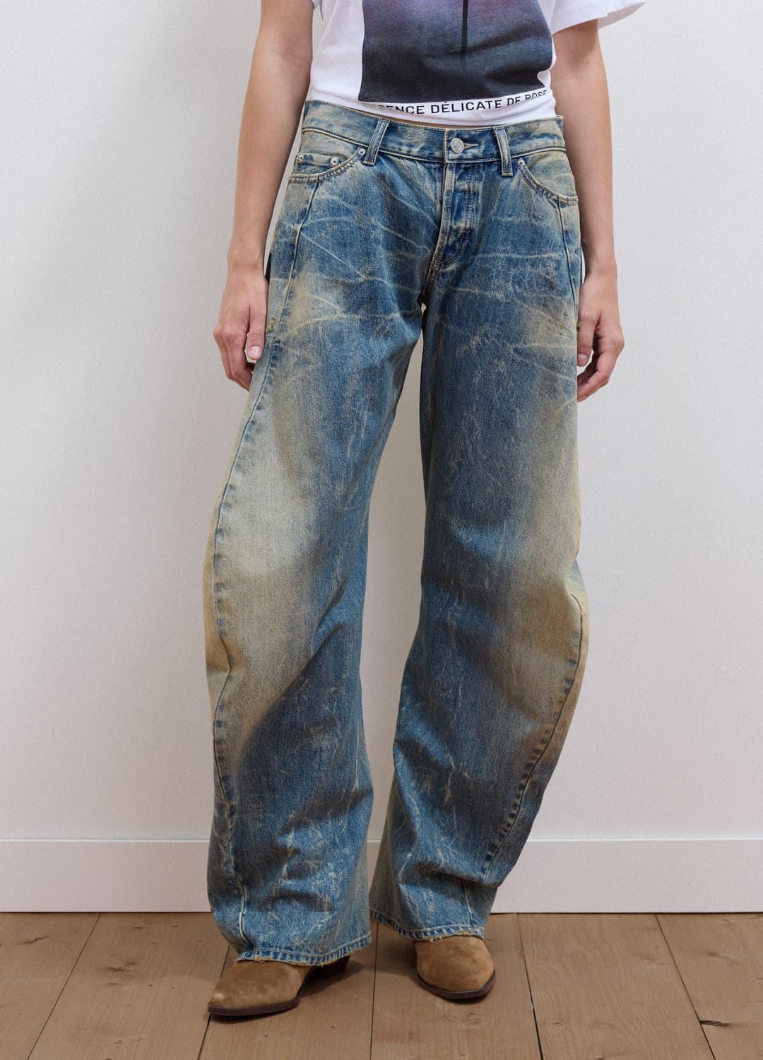 Hellblaue Loose-fit-jeans Aus Reiner Baumwolle | OVS Hellblaue Loose-fit-jeans Aus Reiner Baumwolle - 1 | OVS