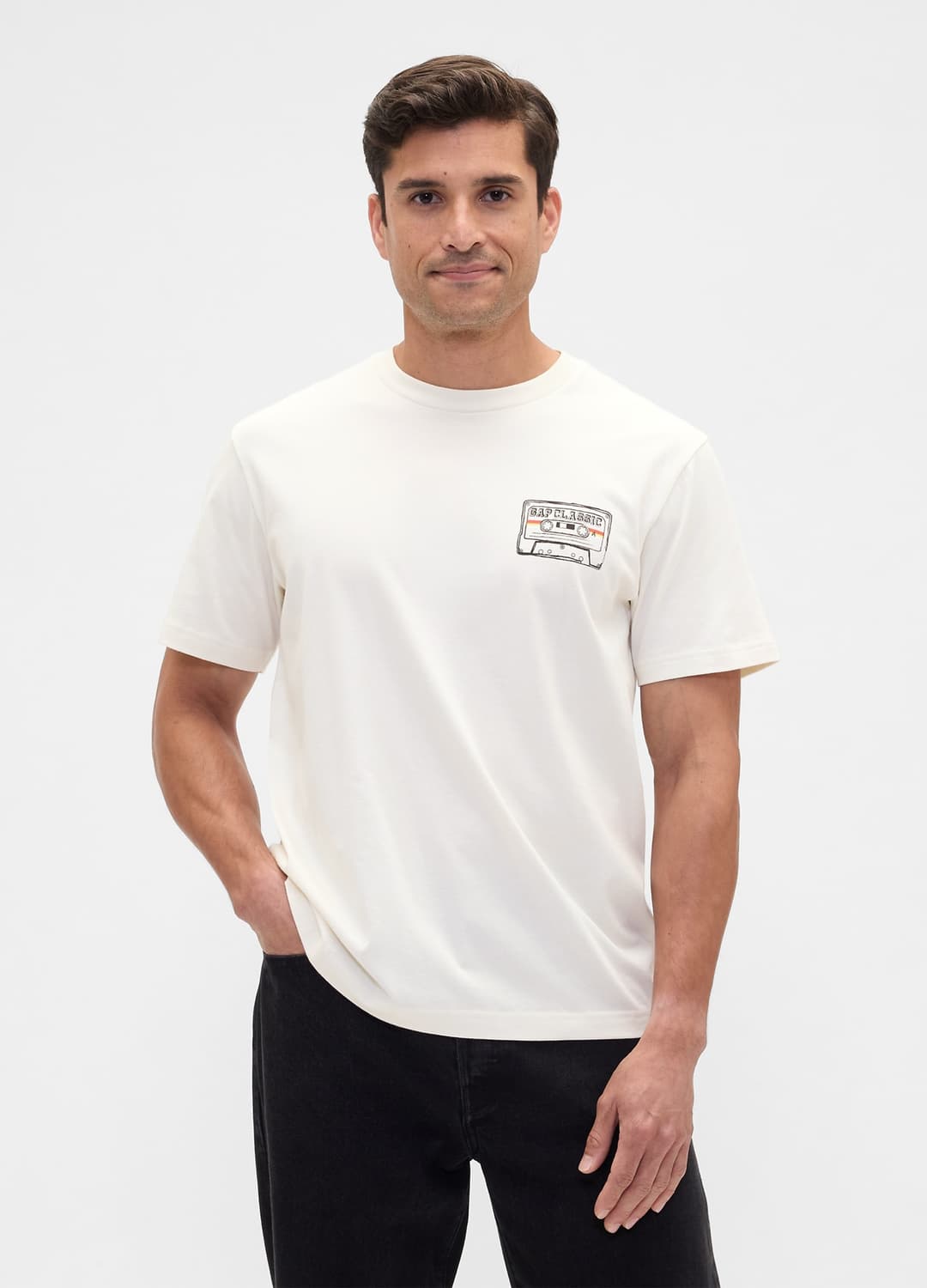 T-shirt In Puro Cotone Con Stampa E Logo Gap | OVS T-shirt In Puro Cotone Con Stampa E Logo Gap - 0 | OVS