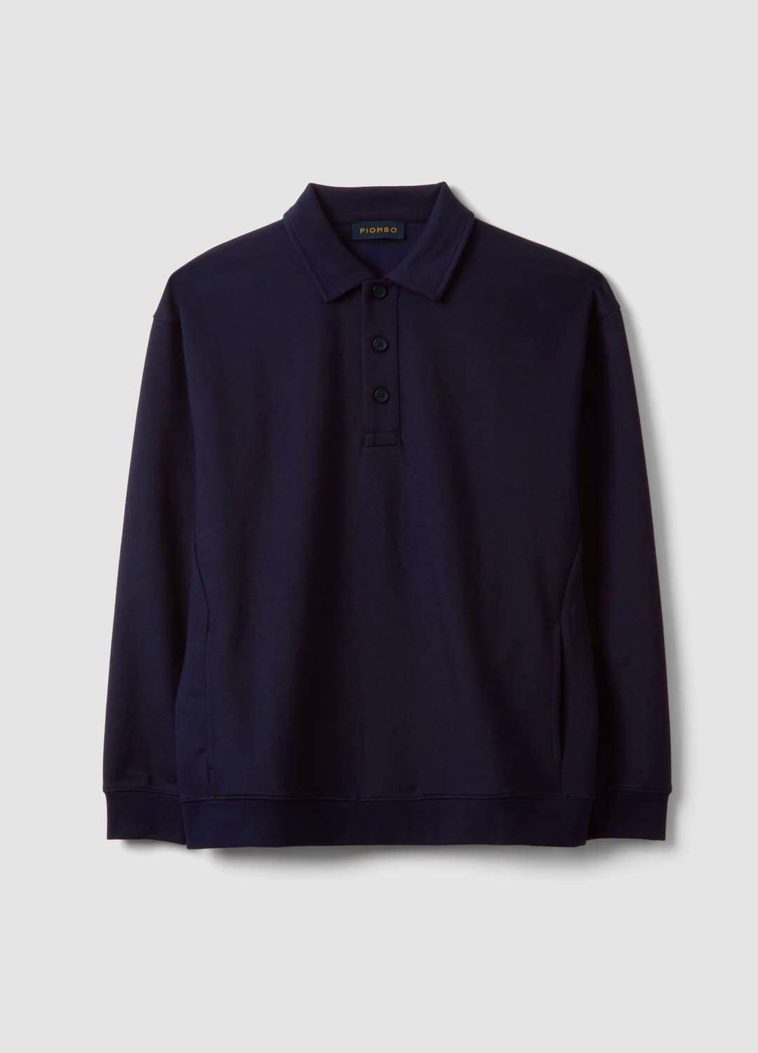 Felpa Blu In Tessuto Elasticizzato Con Collo Polo Relaxed Fit | OVS Felpa Blu In Tessuto Elasticizzato Con Collo Polo Relaxed Fit - 4 | OVS
