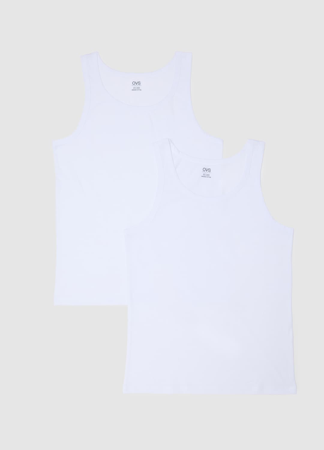 Bipack Di Canottiere In Puro Cotone Bianche Regular Fit | OVS Bipack Di Canottiere In Puro Cotone Bianche Regular Fit - 4 | OVS