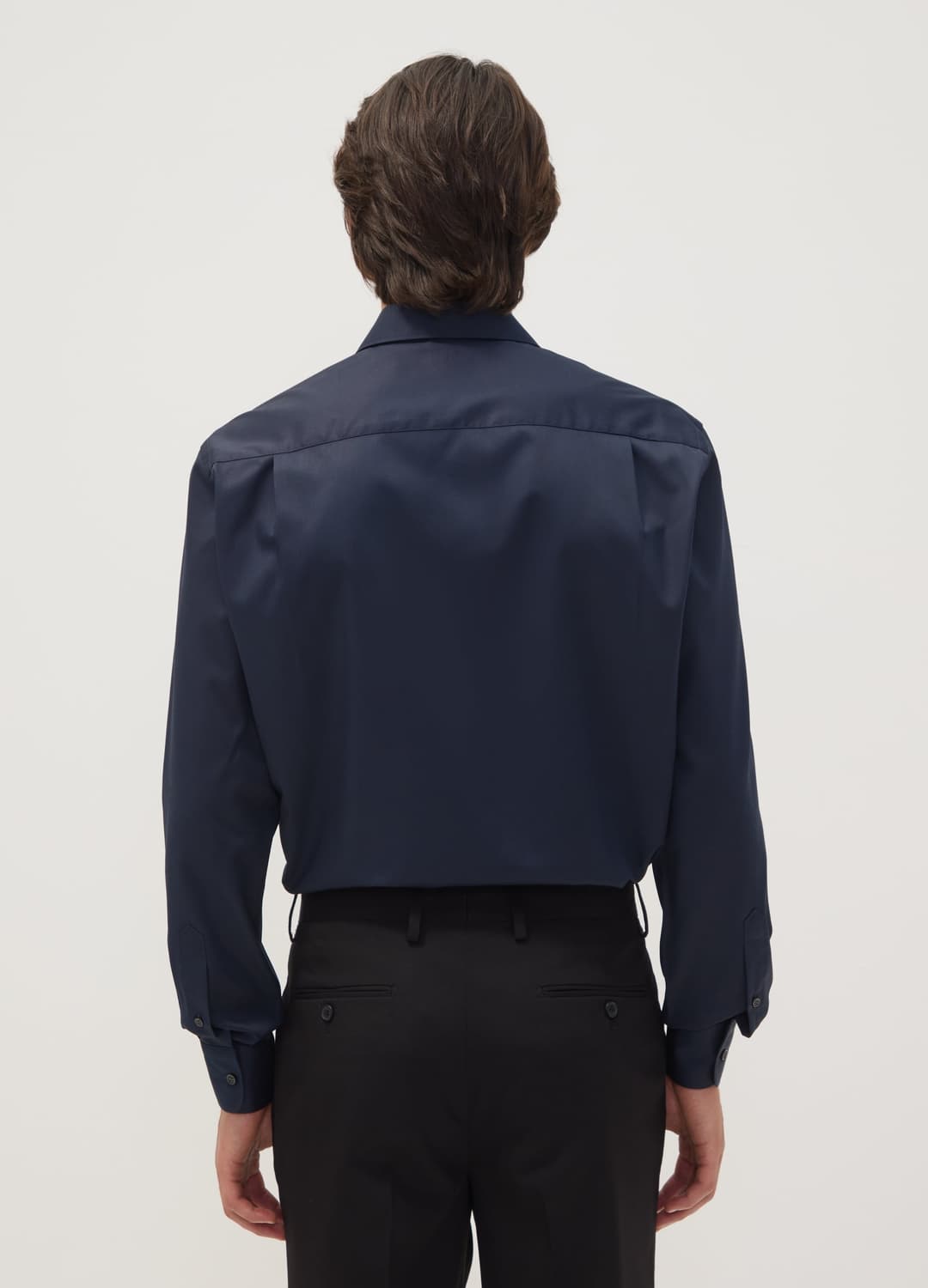 Camicia Blu In Puro Cotone Con Colletto Classico Regular Fit No Iron | OVS Camicia Blu In Puro Cotone Con Colletto Classico Regular Fit No Iron - 3 | OVS