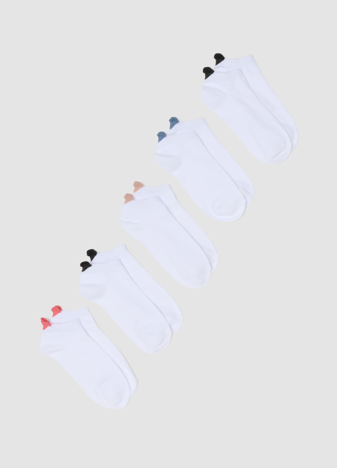 5er-pack Weisse Socken Aus Bio-baumwolle | OVS 5er-pack Weisse Socken Aus Bio-baumwolle - 0 | OVS
