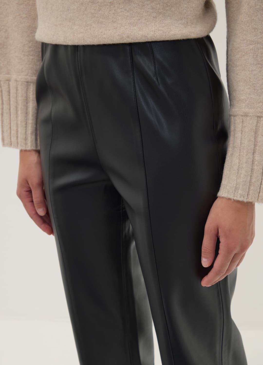 Leggings Neri Slim Fit Con Vita Regular Ed Elastico | OVS Leggings Neri Slim Fit Con Vita Regular Ed Elastico - 2 | OVS
