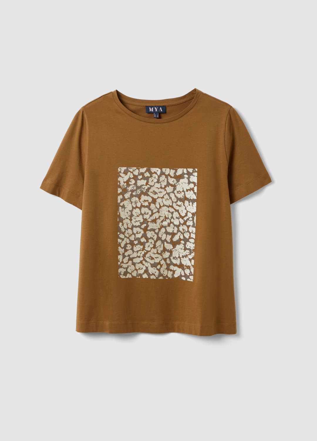 Braunes T-shirt Aus Reiner Baumwolle Mit Blumenprint | OVS Braunes T-shirt Aus Reiner Baumwolle Mit Blumenprint - 11 | OVS