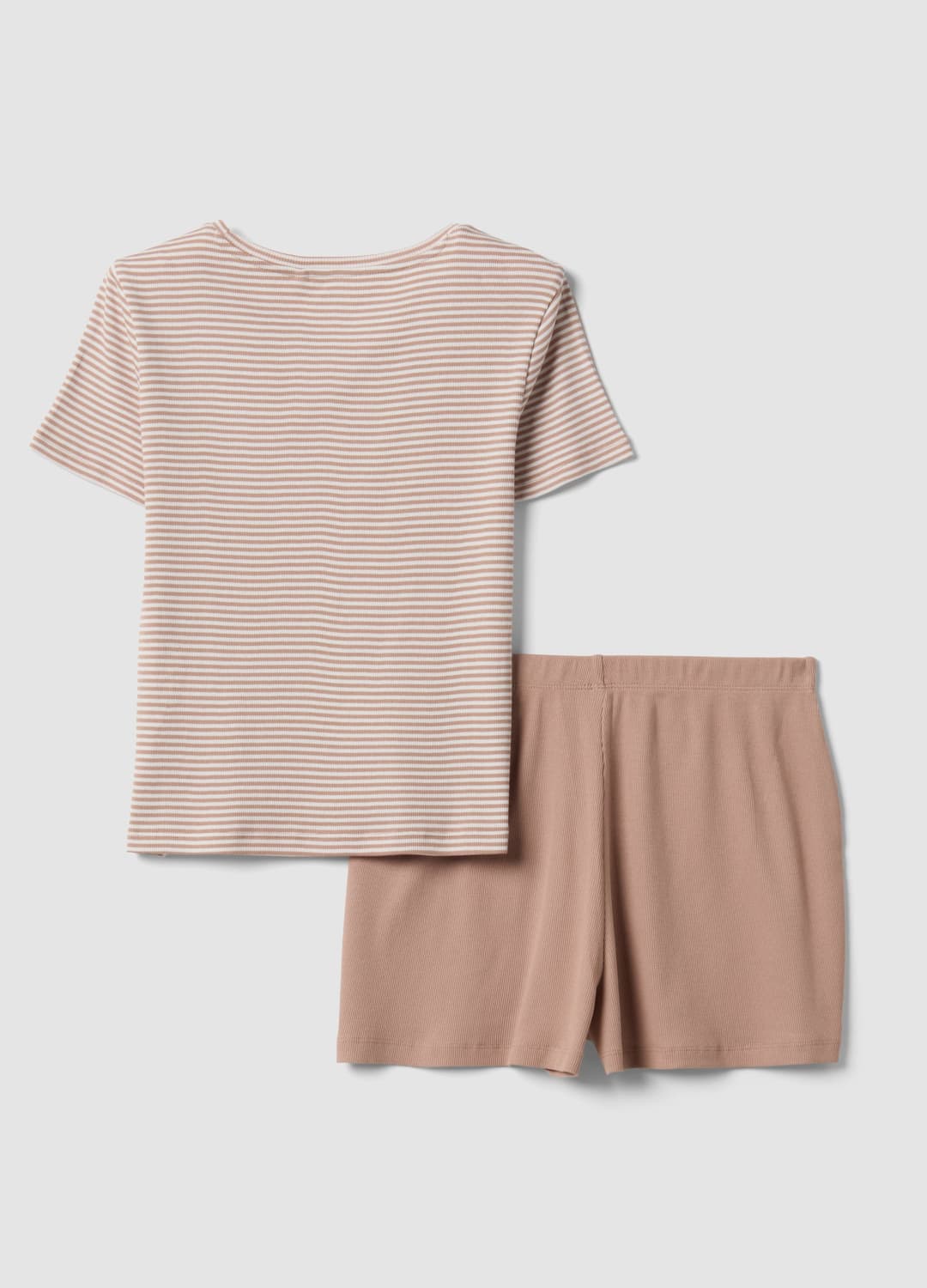 Pigiama Multicolor In Puro Cotone Organico Con T-shirt A Righe E Shorts | OVS Pigiama Multicolor In Puro Cotone Organico Con T-shirt A Righe E Shorts - 5 | OVS
